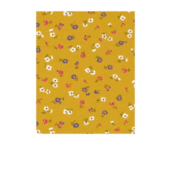 CARTERS NWT Girls Size 12 Yellow Floral Jersey Dress - Picture 2 of 10